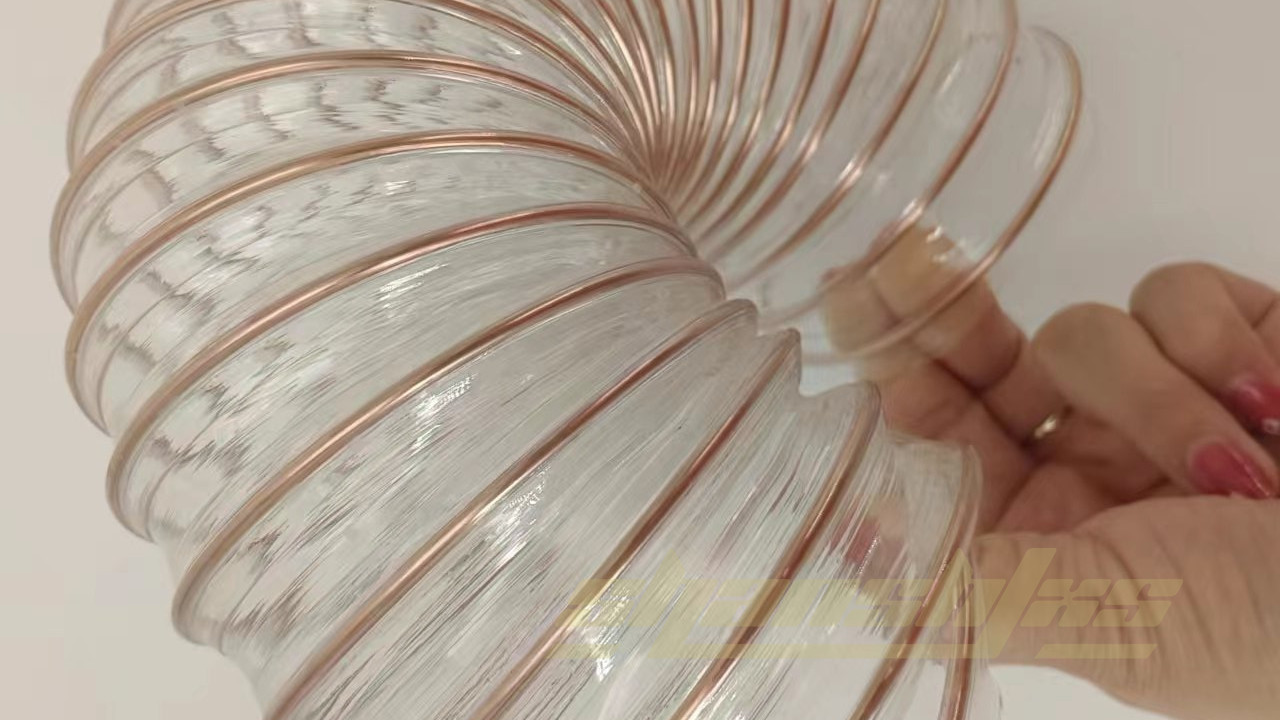专用于食品级安全输送的工业吸尘伸缩软管